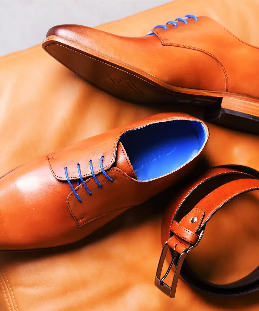 Chaussure fiarucci oscar chaussure italienne marron clair par jeff le tailleur de grenoble