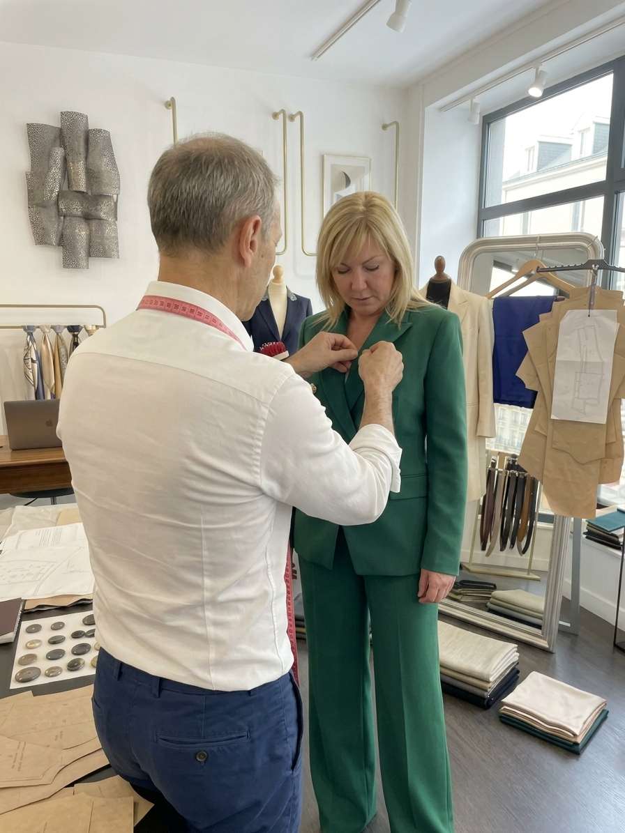 plier son costume dans sa valise pour un voyage a grenoble avec jeff le tailleur